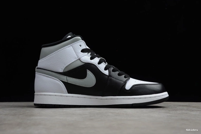 Cheap TBkick Mid 1 Shadow Jordan White 554724-073 AIR 0711
